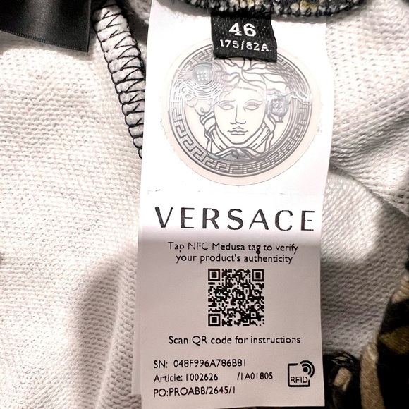 * AUTHENTIC/GENUINE NEW WITH TAGS VERSACE Monogram Track/Lounge Pants!!! - Picture 5 of 9